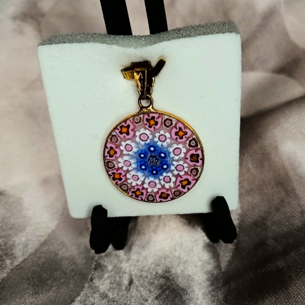 Hand blown Murano Venetian Glass Pendant